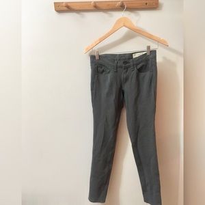 Rag & bone ponte faded blue skinny jeans